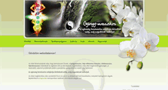 Desktop Screenshot of gyongy-masszazs.hu